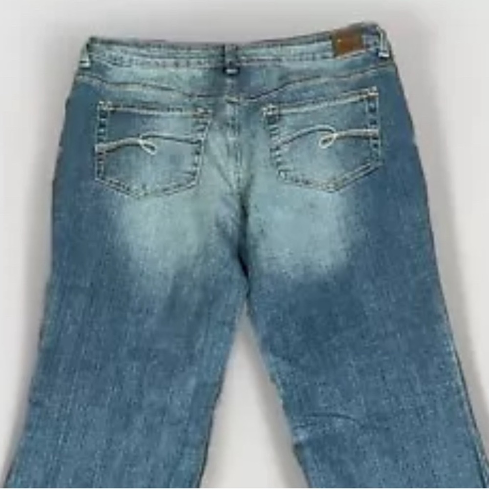 Justice Jeans Womens 12 1/2 Blue Skinny Regular Fit Denim Wash Stretch Ladies - Picture 4 of 8